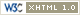 S&iacute;mbolo que indica contido XHTML 1.0 Strict v&aacute;lido